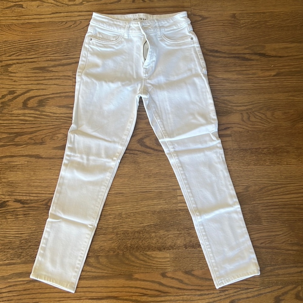 DL1961 Farrow Instaslim Ankle in White